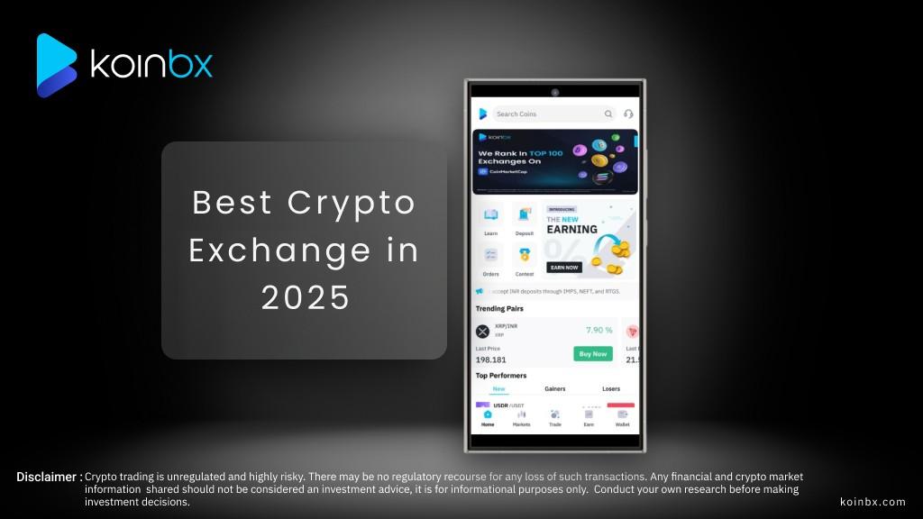 Best Crypto Exchange in 2025 KoinBX Features Explained