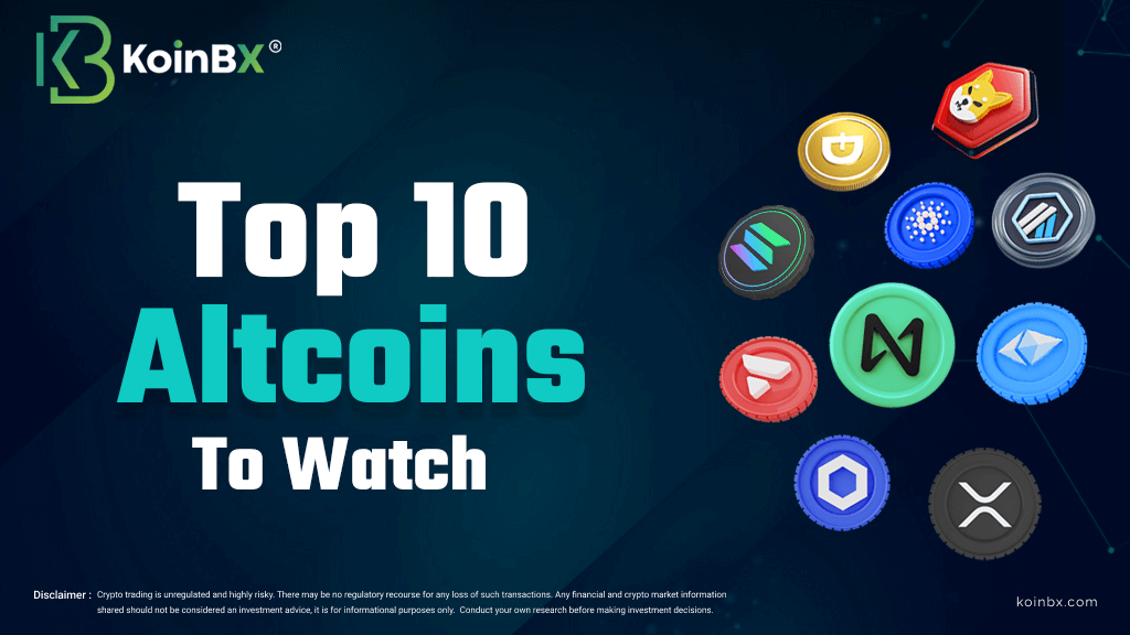 Top Altcoins To Watch Out In March Koinbx